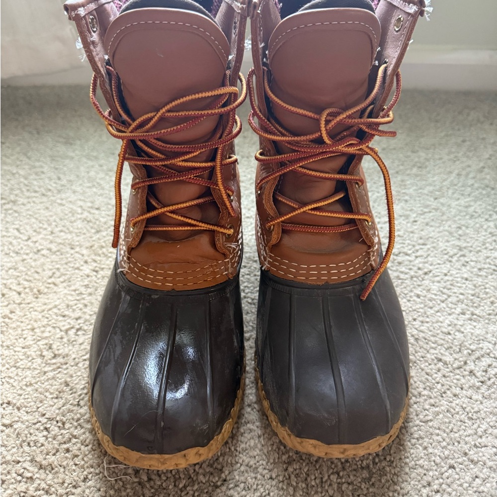 L.L. Bean Brown and Black Winter Boots